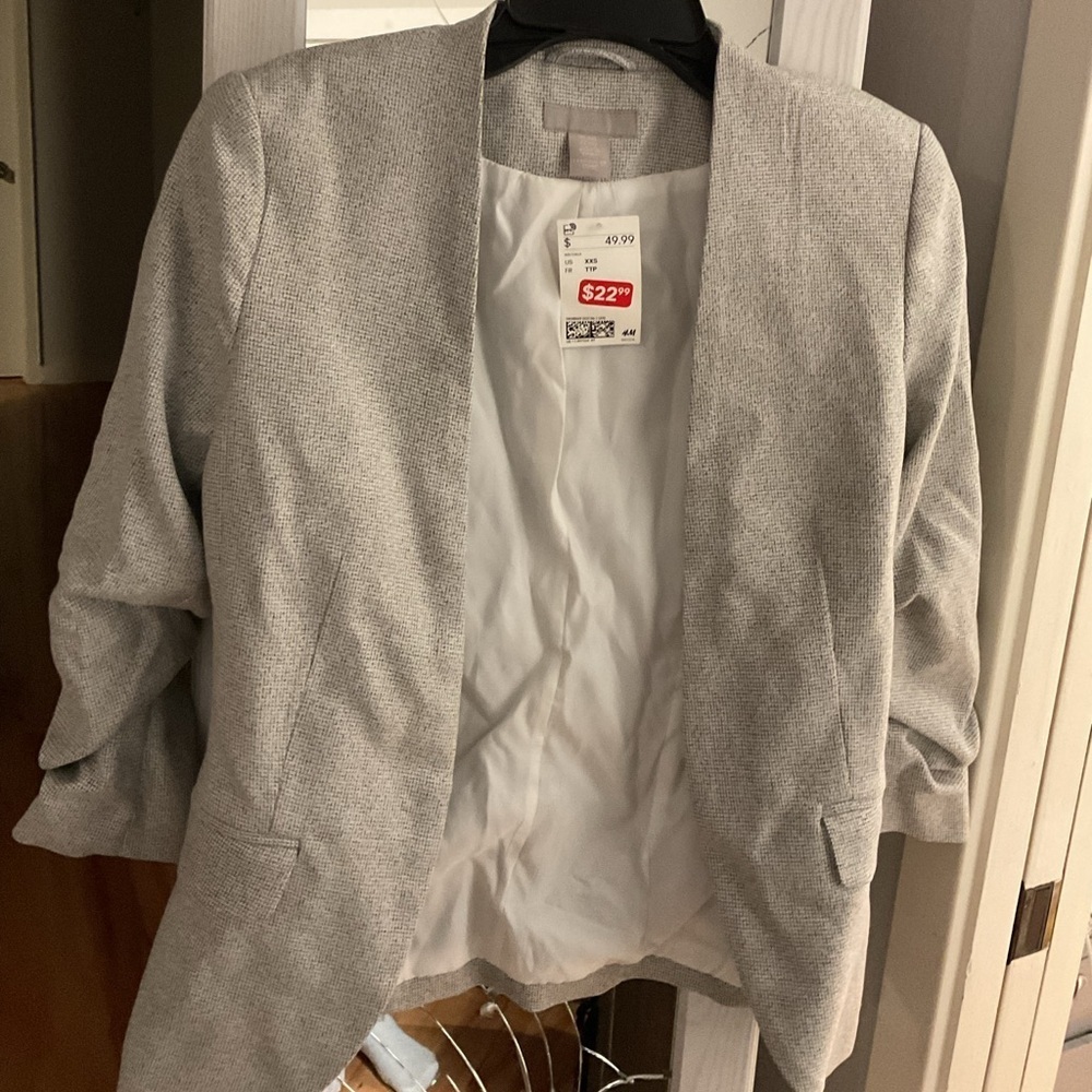H&M Light Gray Women's Blazer